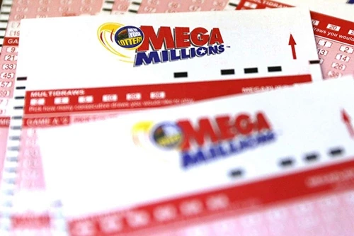 Vé số Mega Millions ở Mỹ. Ảnh: Reuters