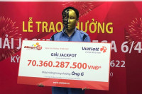 9x trúng Jackpot hơn 70 tỷ đồng