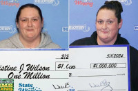 Hai lần trúng số một triệu USD trong 10 tuần